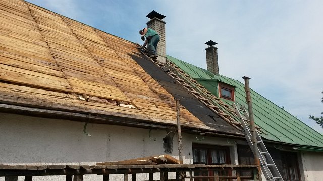 rekonstrukce střechy chalupa Lipno (2)